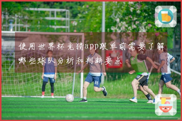 使用世界杯竞猜app跟单前需要了解哪些球队分析和判断要点